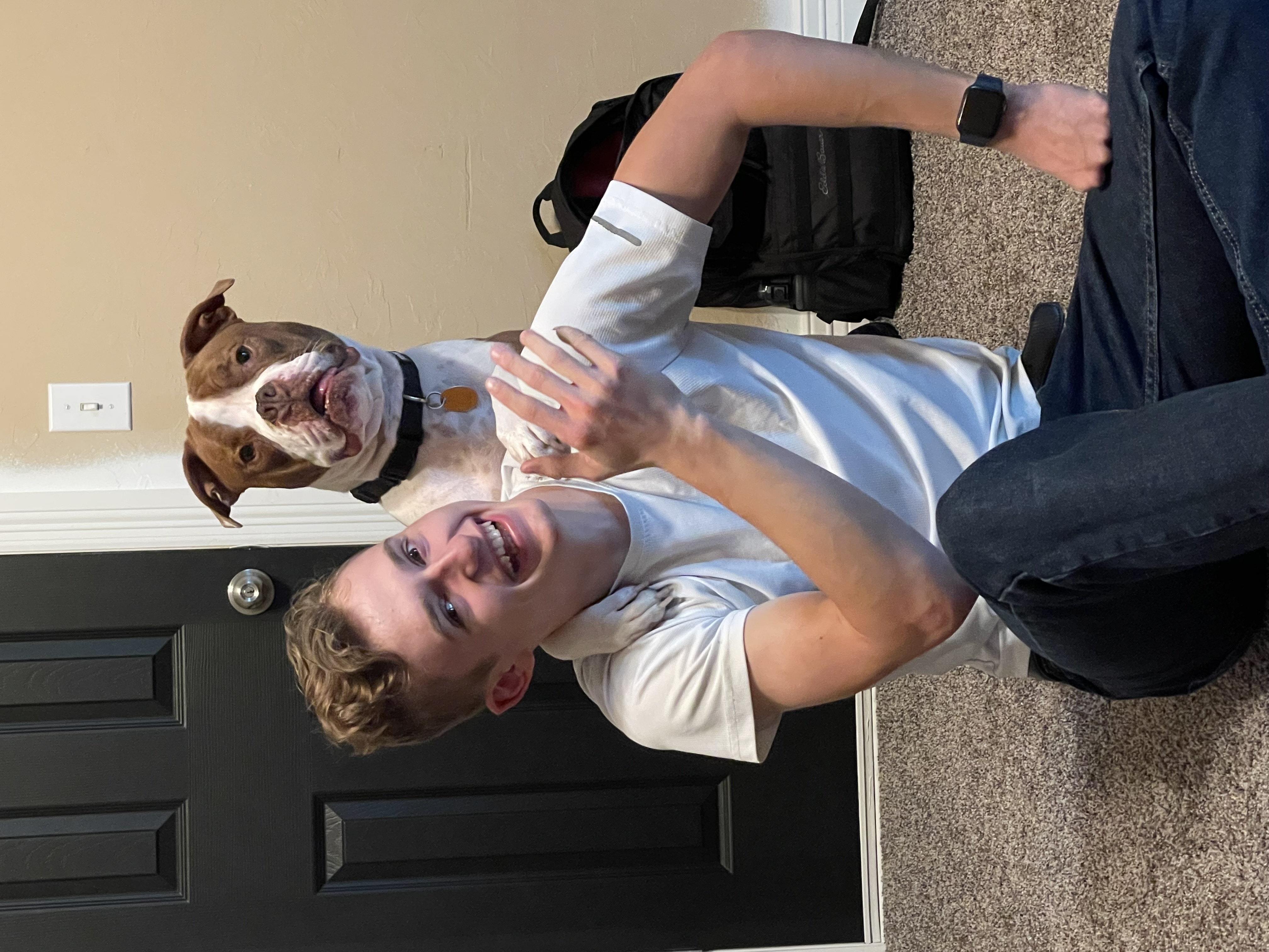 Photo of Brent Baxter and their dog