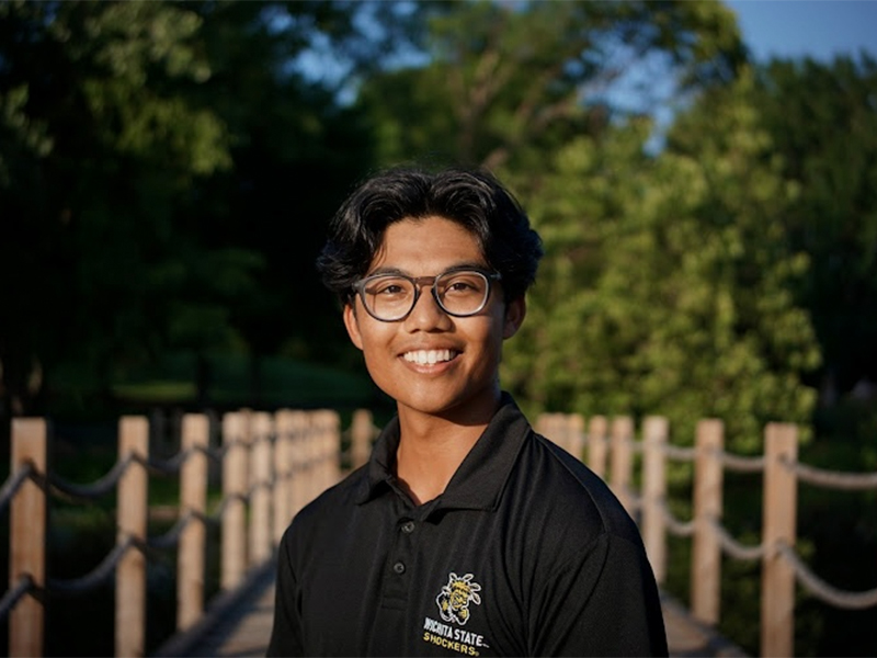 Photo of Austin Antony outside.