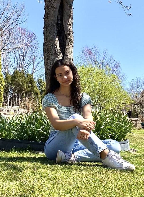 Photo of Alexis Seif sitting outside