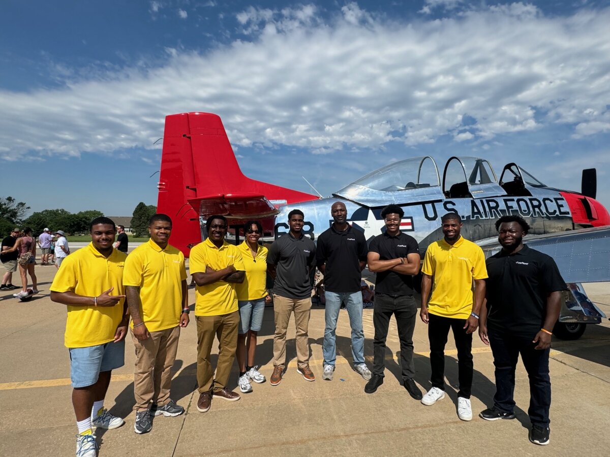 Students at a FirePoint fly-in event
