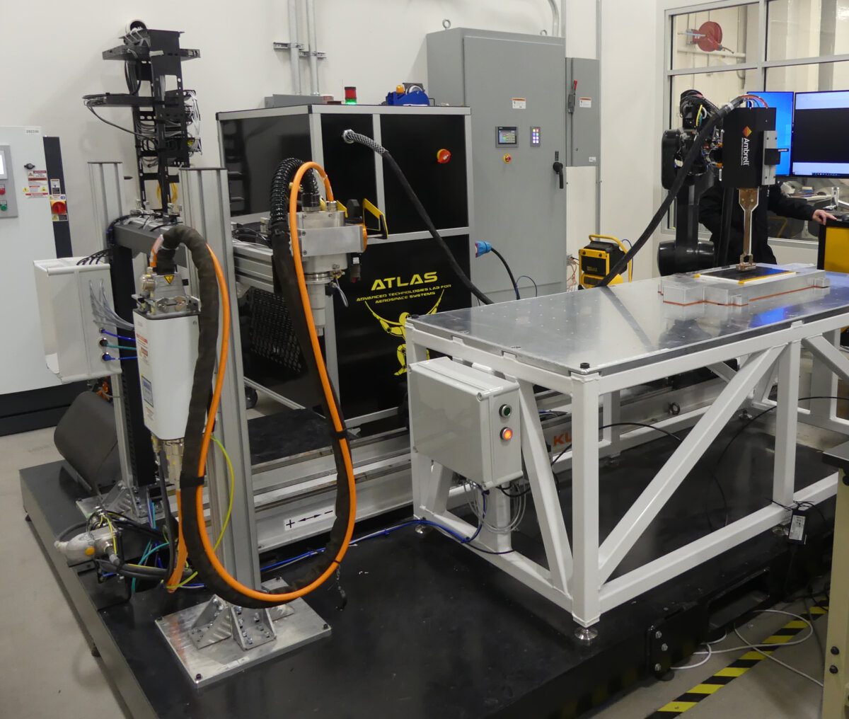 NIAR ATLAS robotic thermoplastic welding