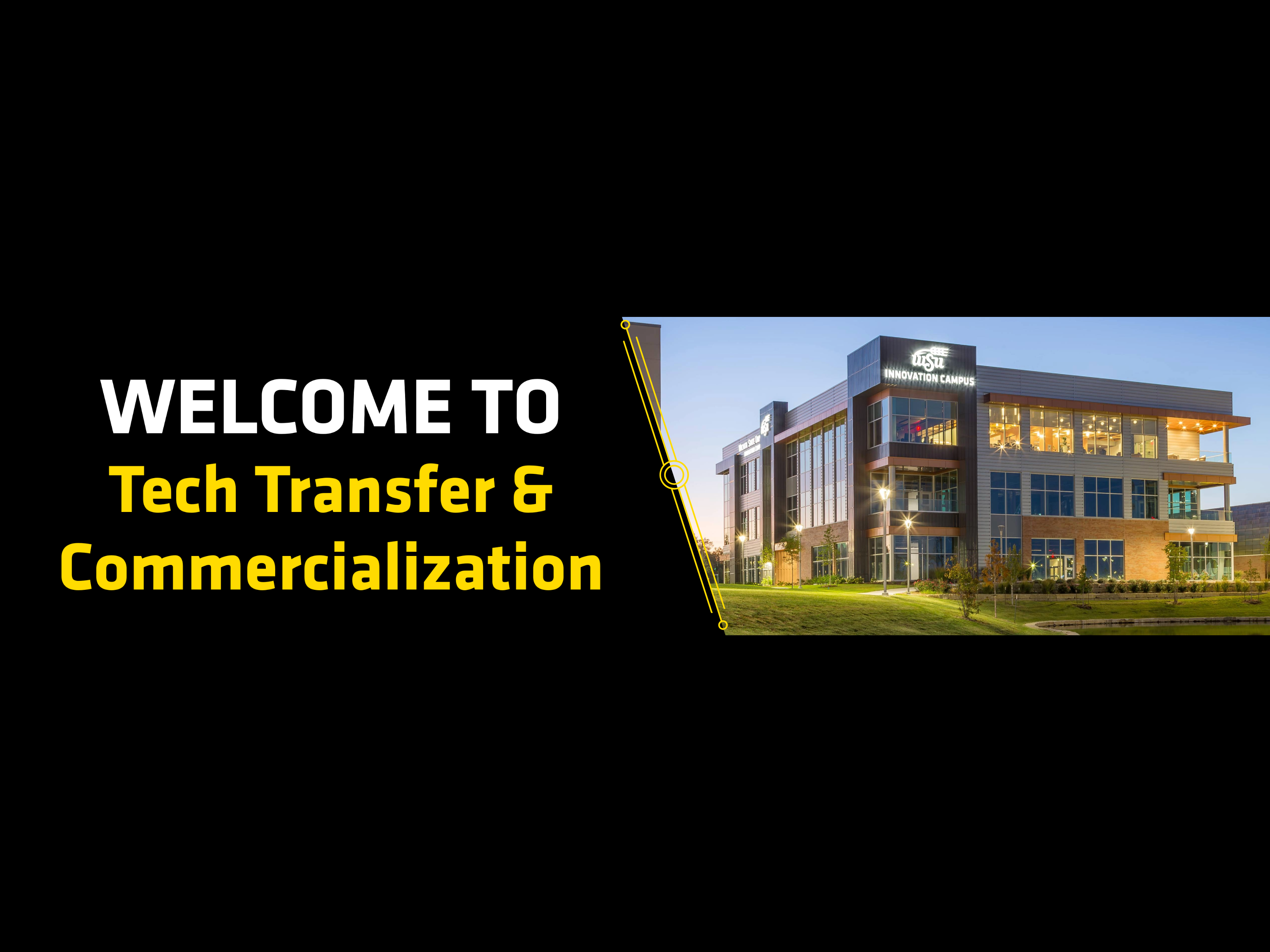 Exterior shot of a partnership building on the Wichita State Innovation Campus