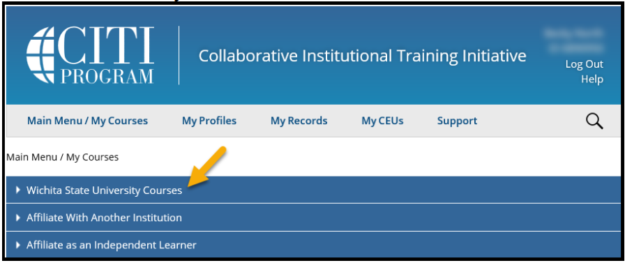 Select Wichita State University Courses