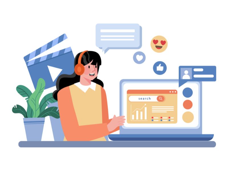 Socials into search