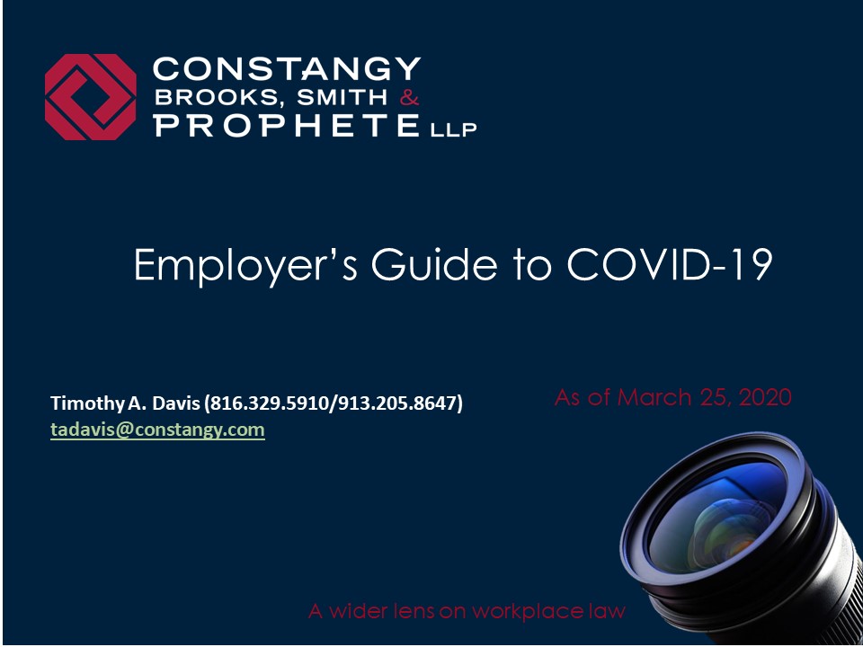 Employer's Guide to COVID-19