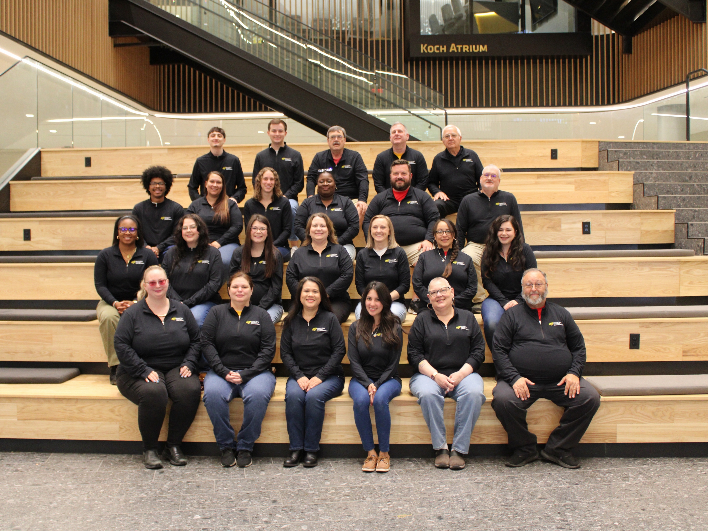Picture of all staff members of Kansas Kids @ GEAR UP in Woolsy Hall