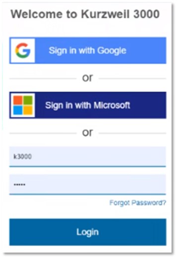 Sign in with Microsoft button