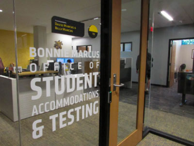 Image for the Office of Student Accommodations and Testing office door