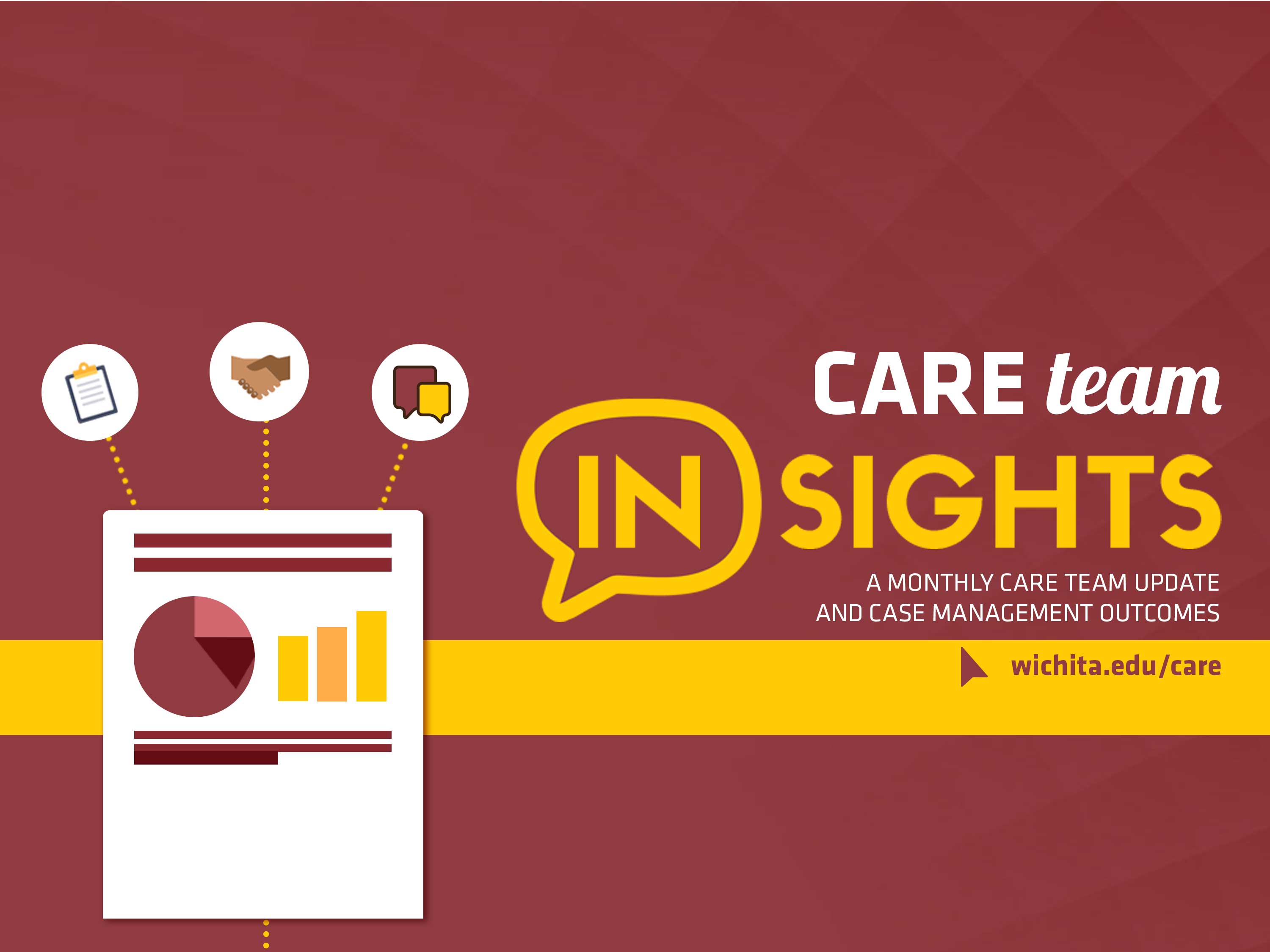 CARE team Insights a monthly Care Team Update and case management outcomes