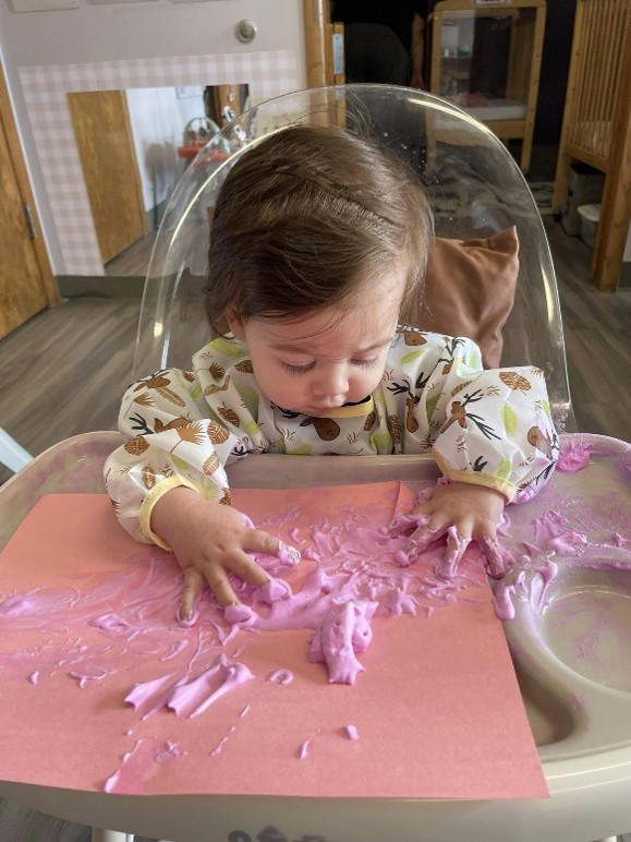 child painting