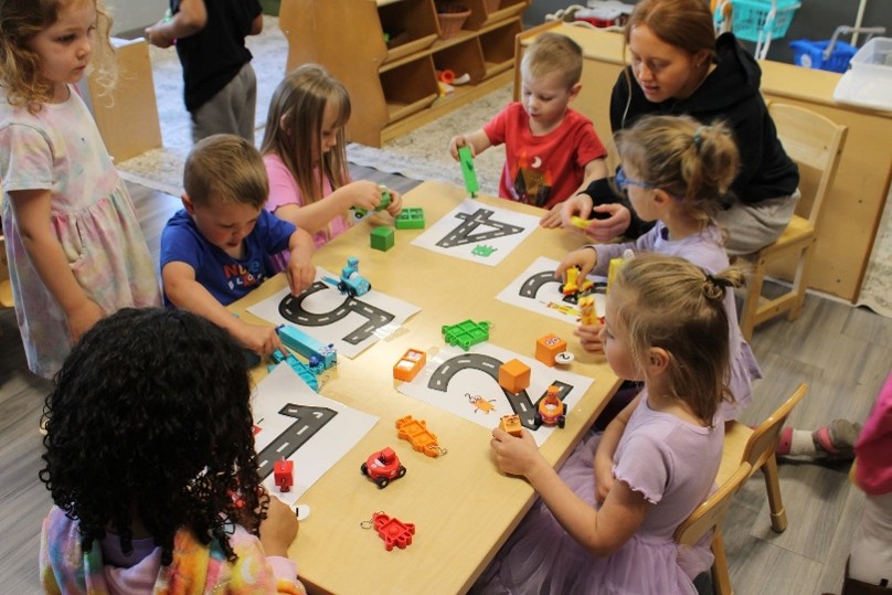 Children working with Numbers