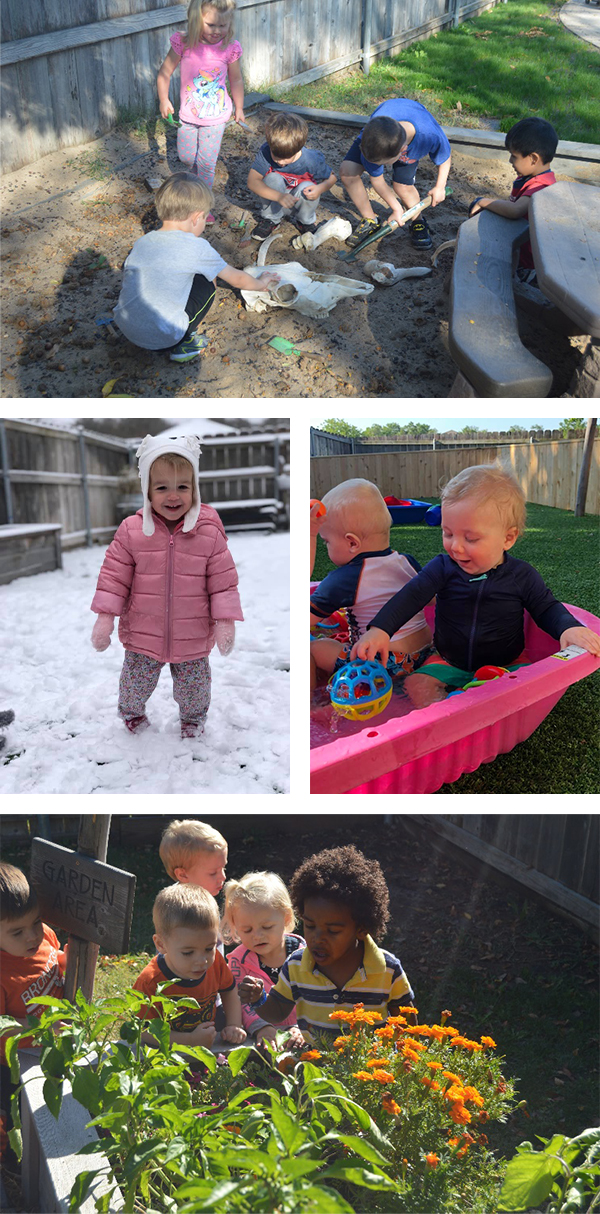 Children playing outdoors