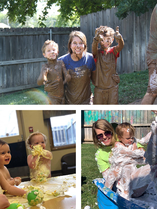 Students learn through sensory