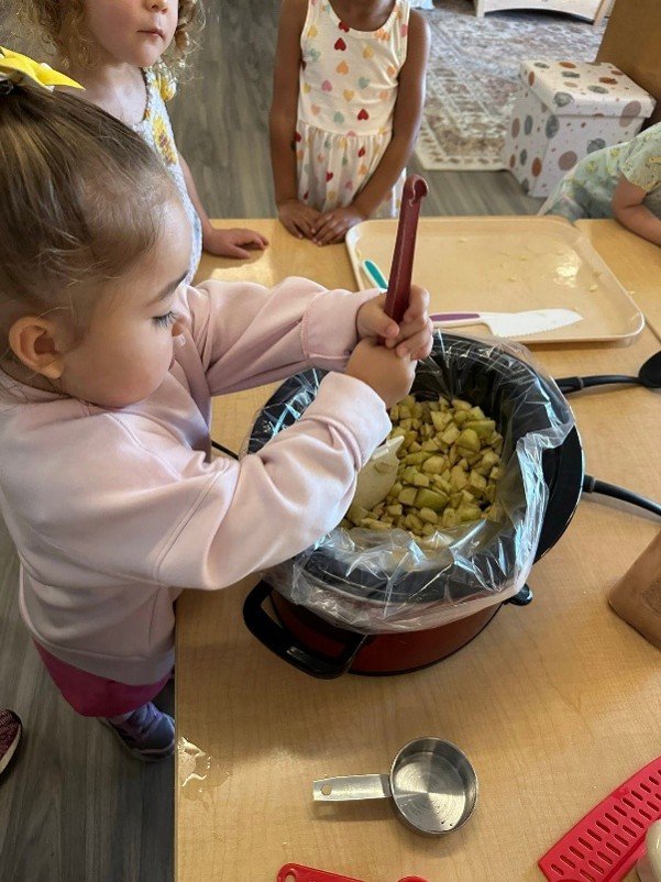Child cooking