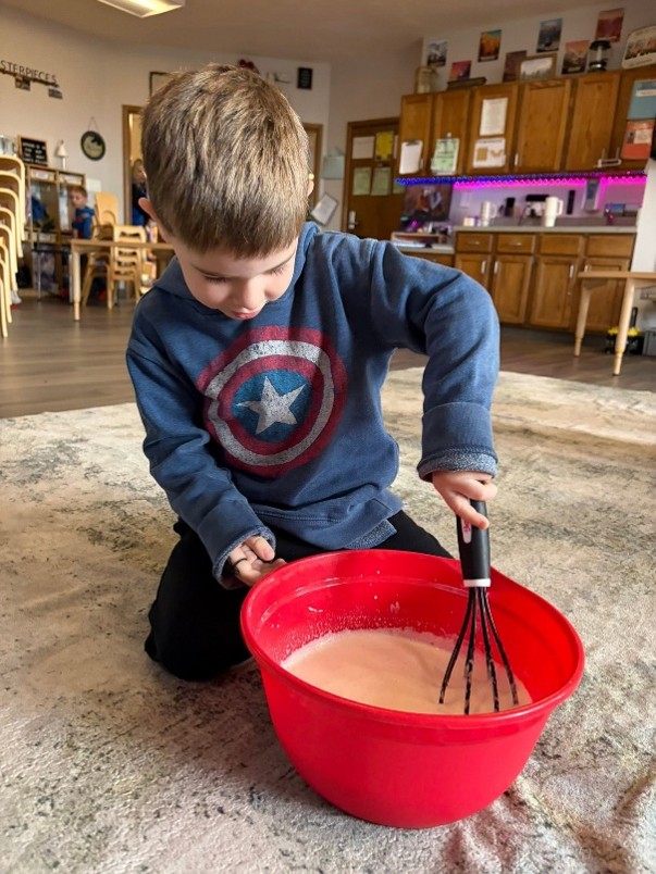 child mixing