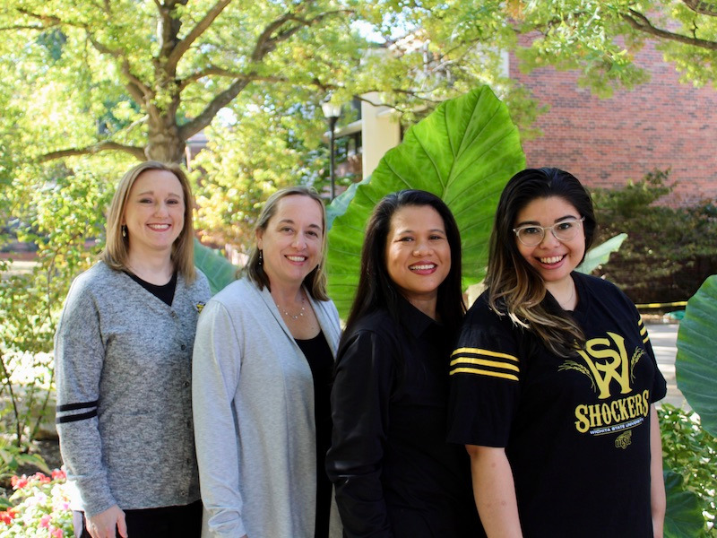 TRIO DSS Staff, Kayleen Hallberg, Brooke Allen, Vanessa Souriya-Mnirajd, Aiza Ortiz