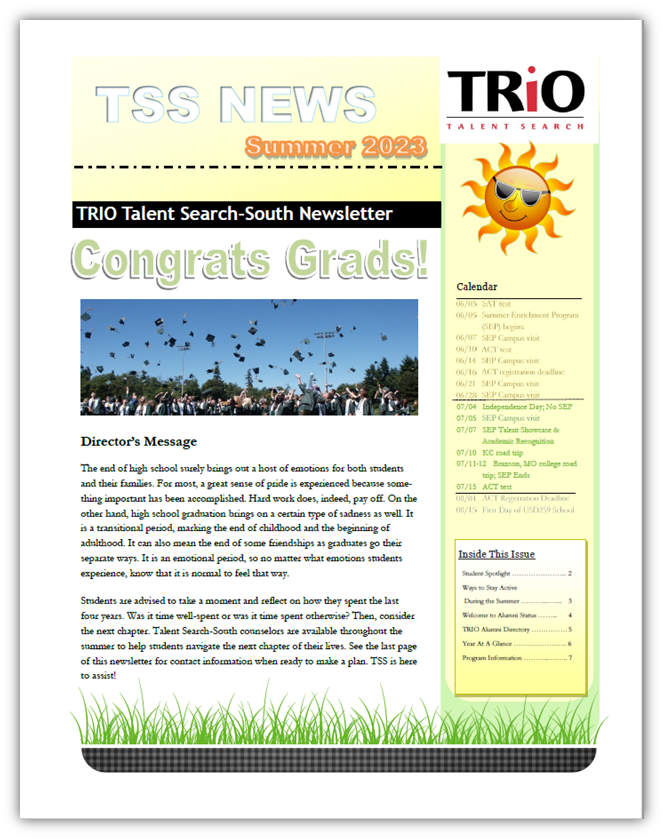 Summer TSS News