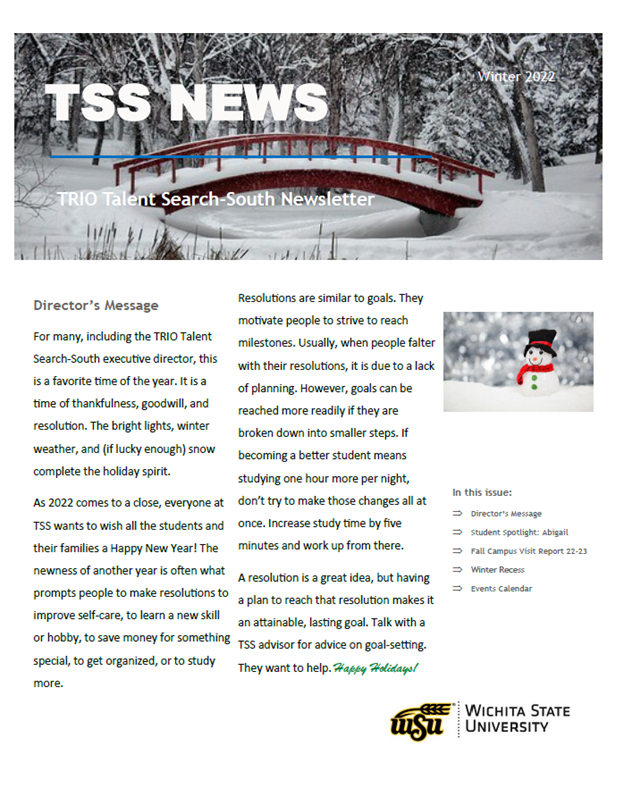 Winter 2022 Newsletter (PDF)