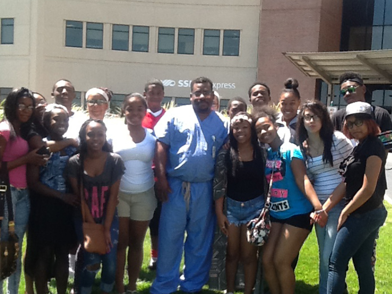 photo of summer program students