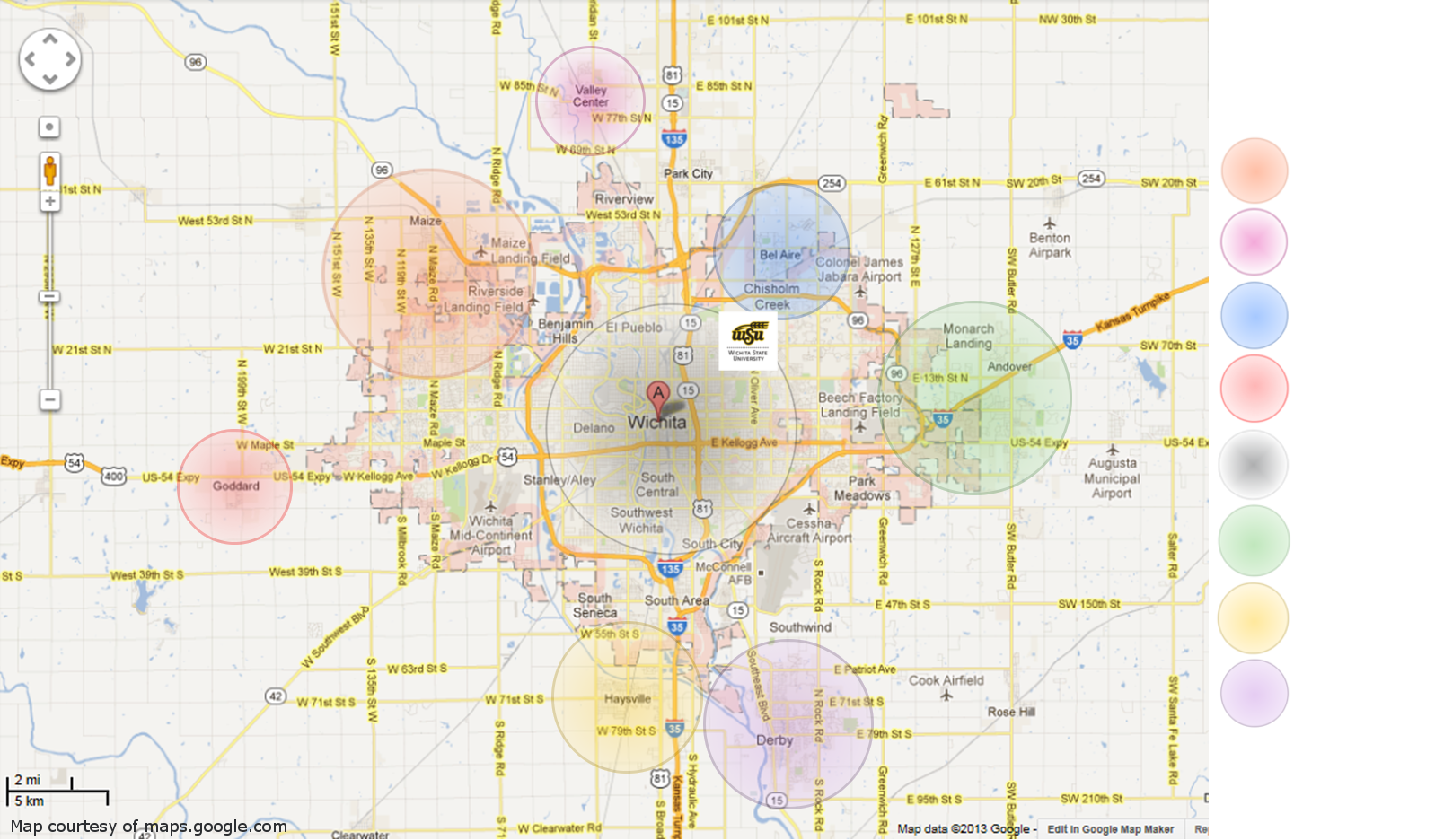 Wichita Housing Map
