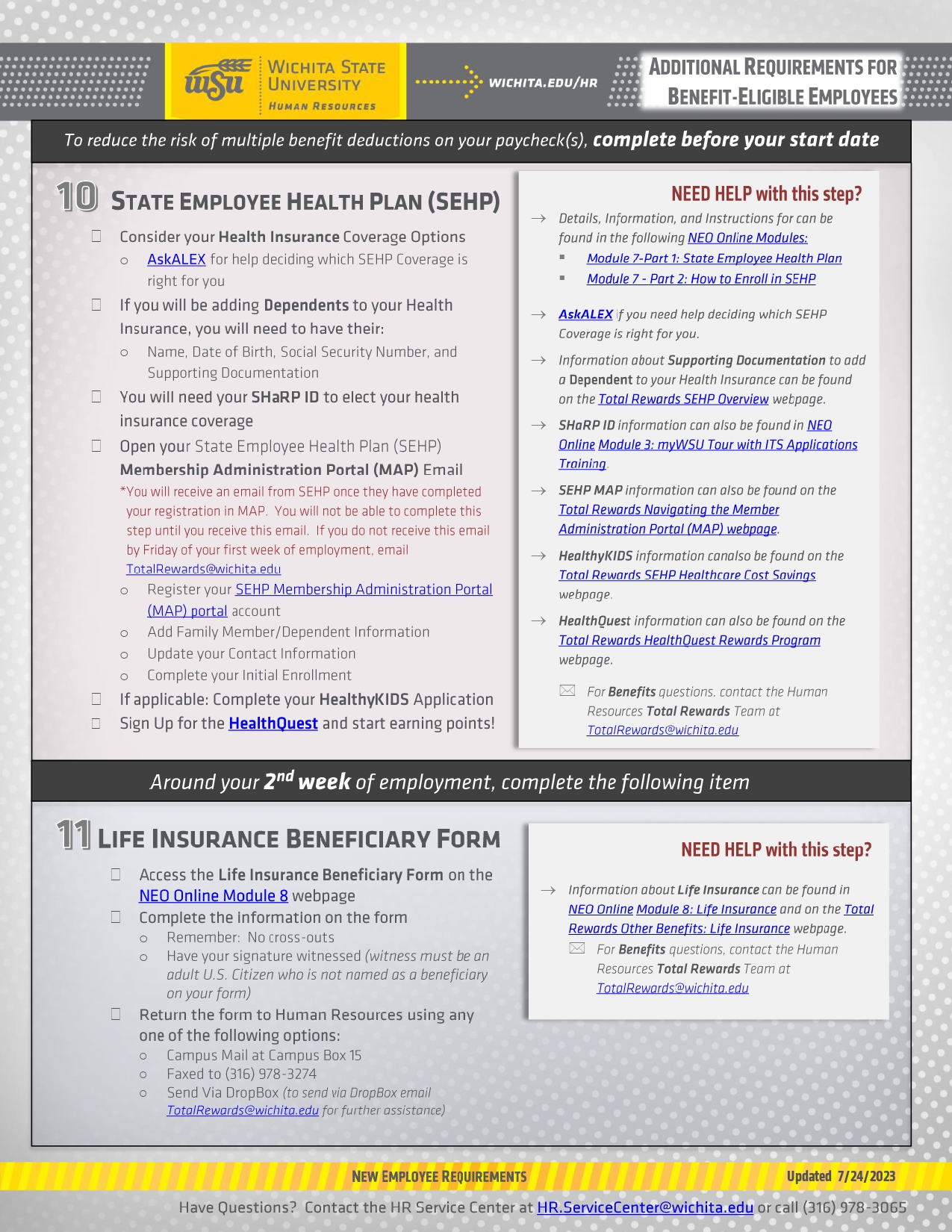 BE NEO Checklist pg 4
