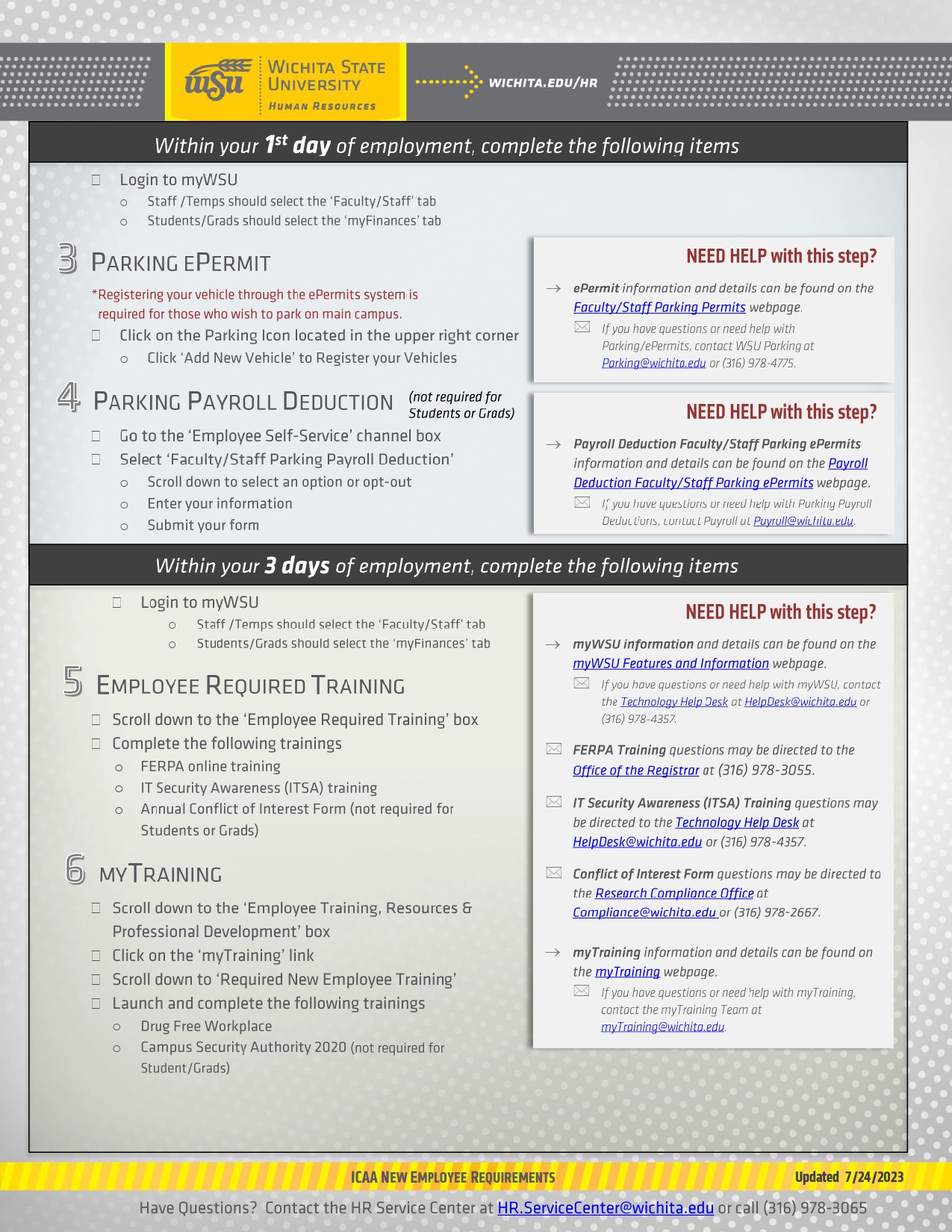 BE NEO Checklist pg2