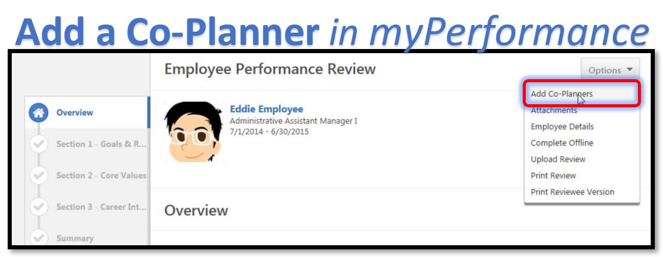 Add Co-Planner