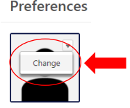 Select “Change”