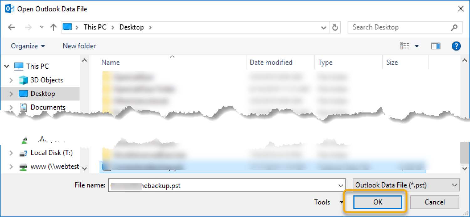 Outlook Screen Capture