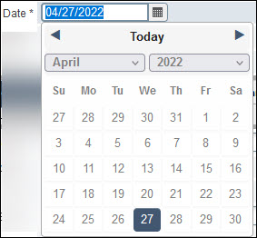Image of Banner Date Field
