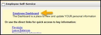 Employee Dashboard Link
