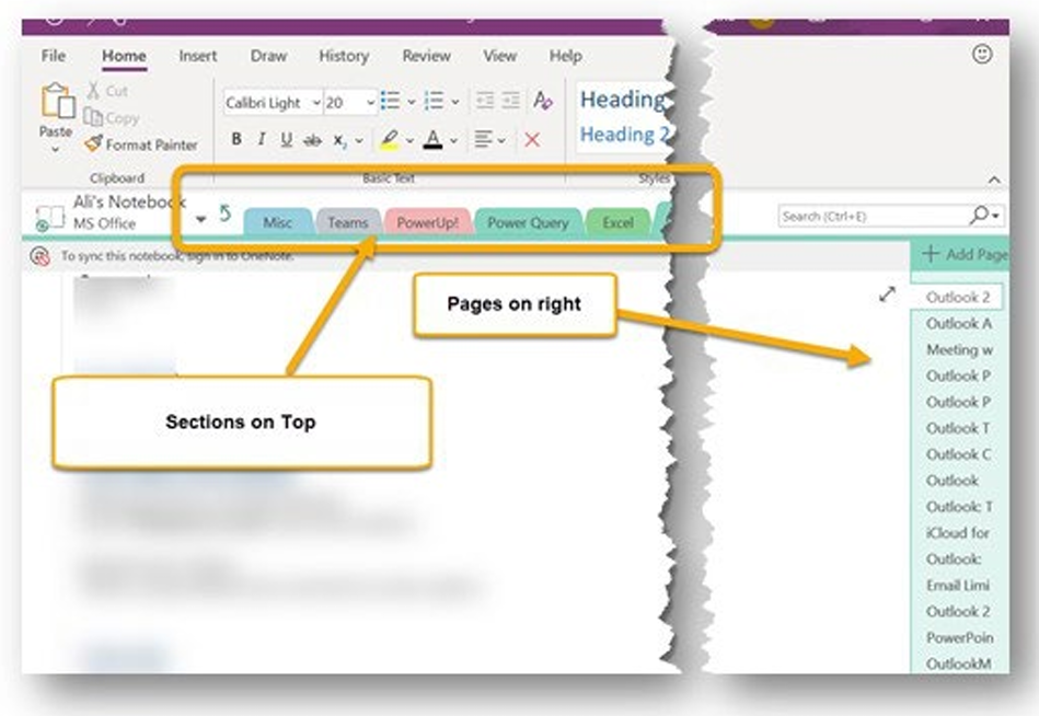 OneNote correct version