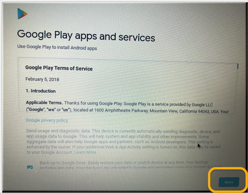 Google Play screen