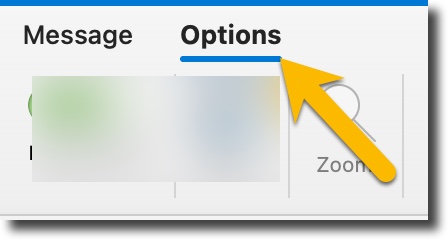 Options tab