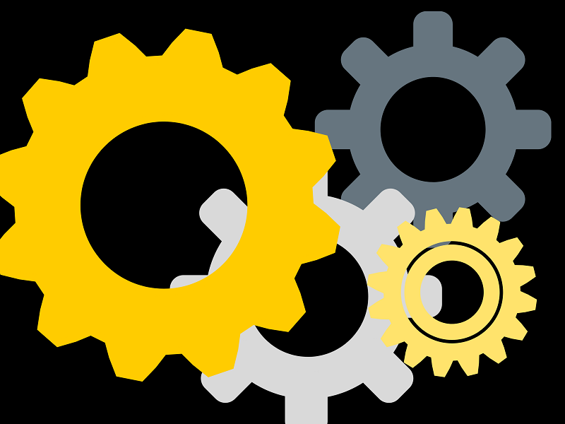 Illustration of gears