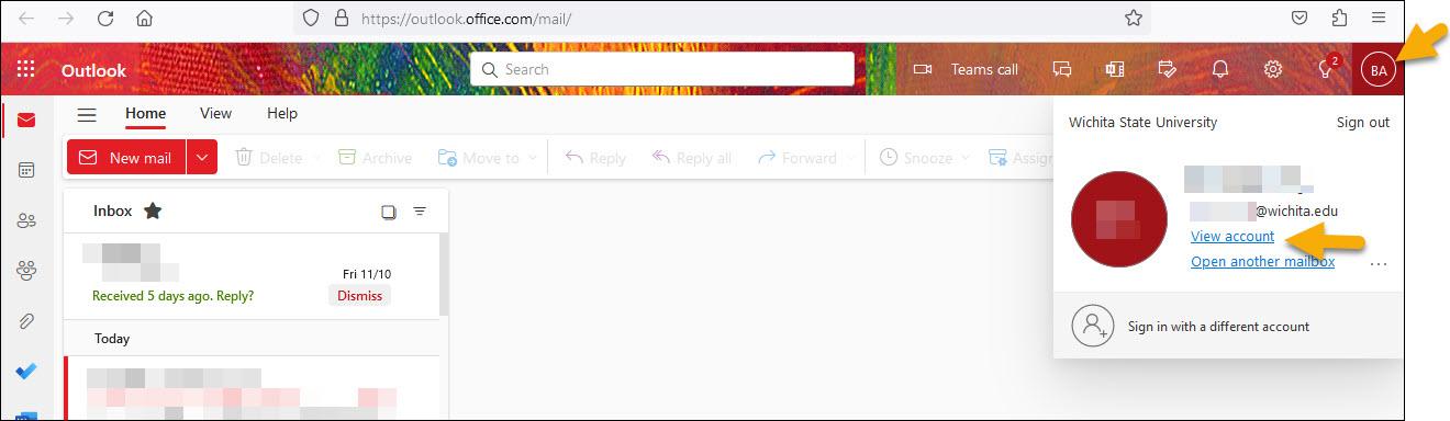 Image of Settings icon and update contact preferences