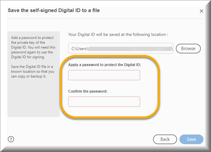 Create a Password