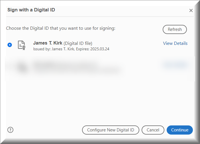 ID list