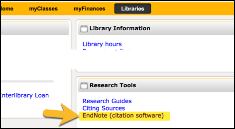 index endnote software
