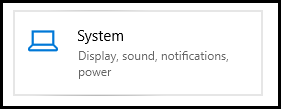 Image of Windows Systems button
