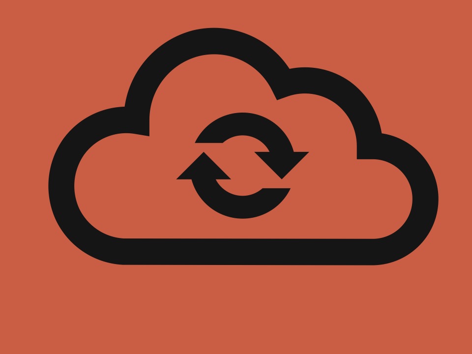 Icon of the digital cloud