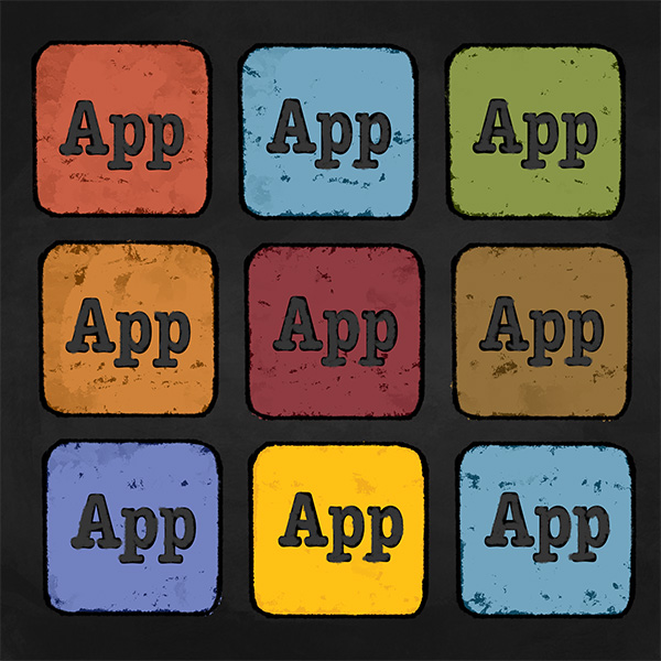 illustration of 9 apps