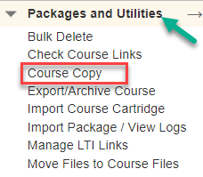 Packages and Utilities page