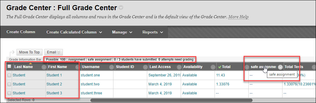 blackboard full grade center