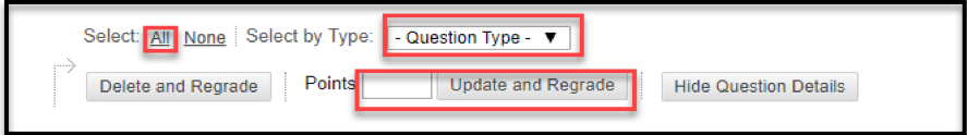 Update and Regrade example. 