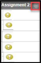 Assignment dropdown button. 