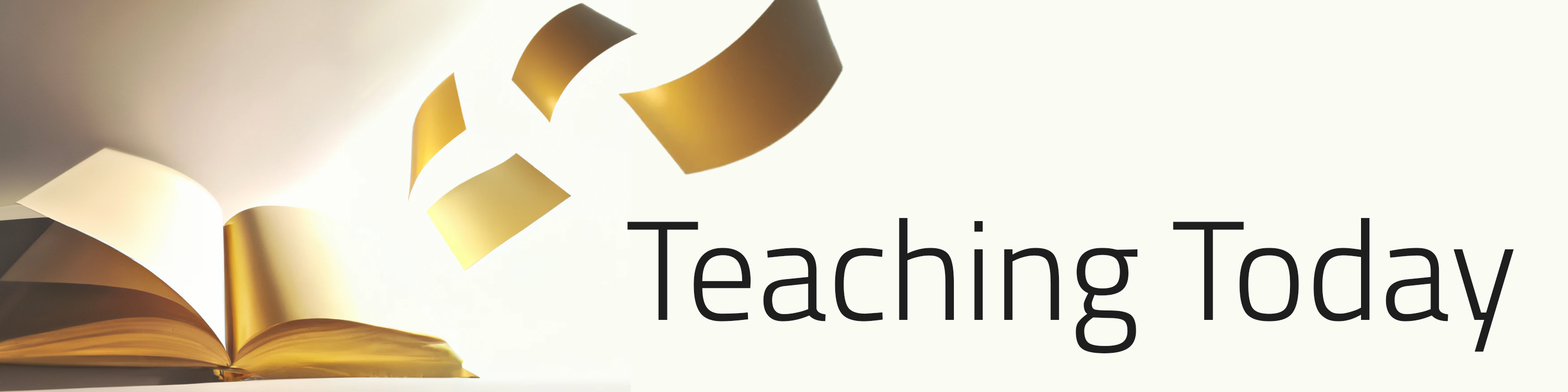 Teaching Today Newsletter Banner