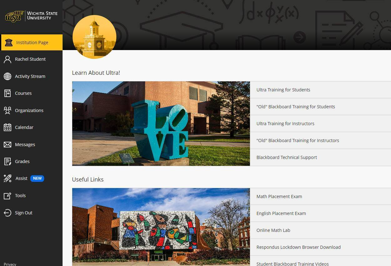 Student Training Blackboard