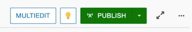 Screenshot of new Multiedit button location. 