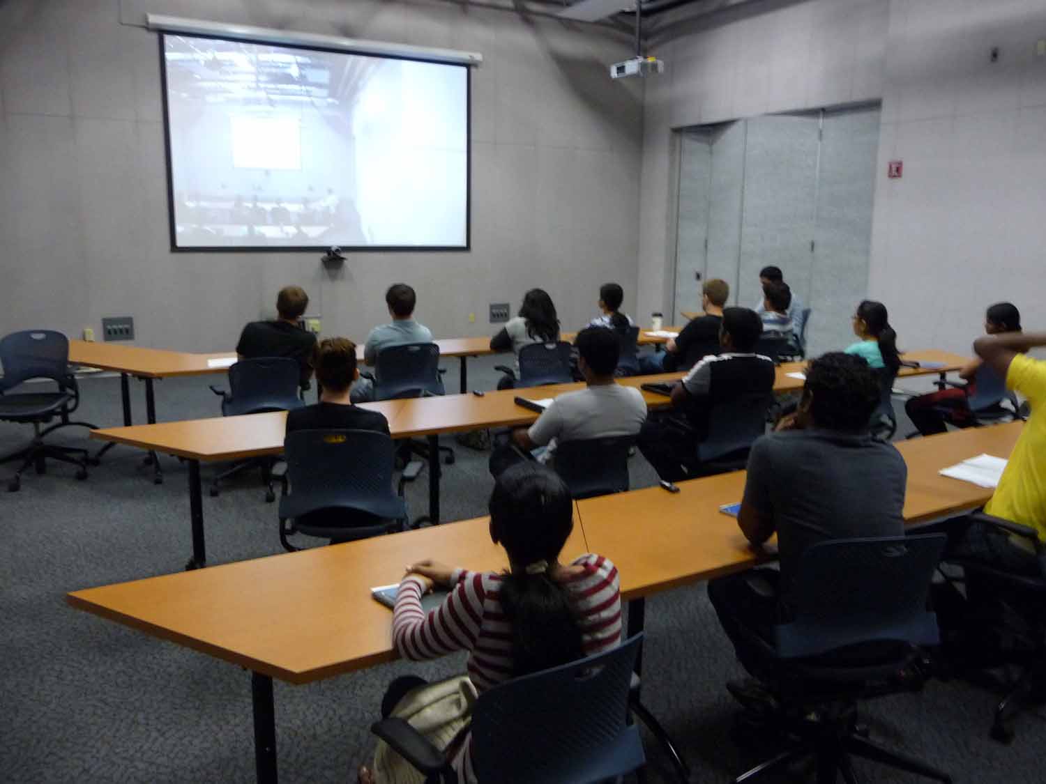 Videoconference setup (Lights on)
